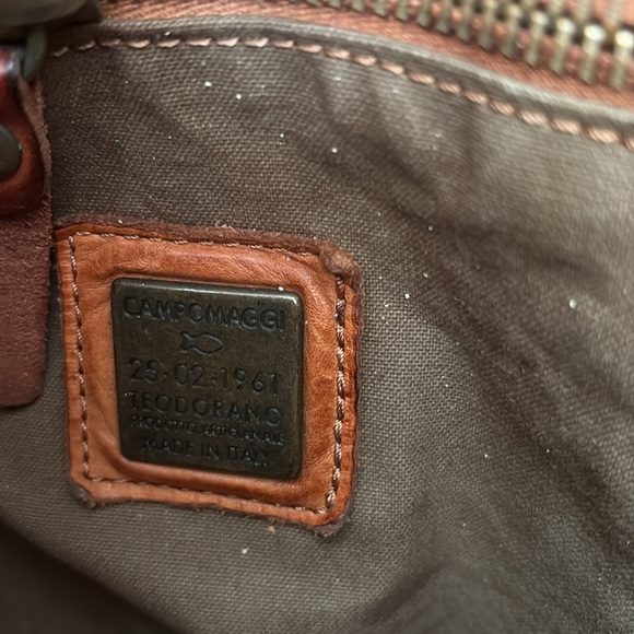 Campomaggi Brown Studded Tote Bag - Picture 12 of 13